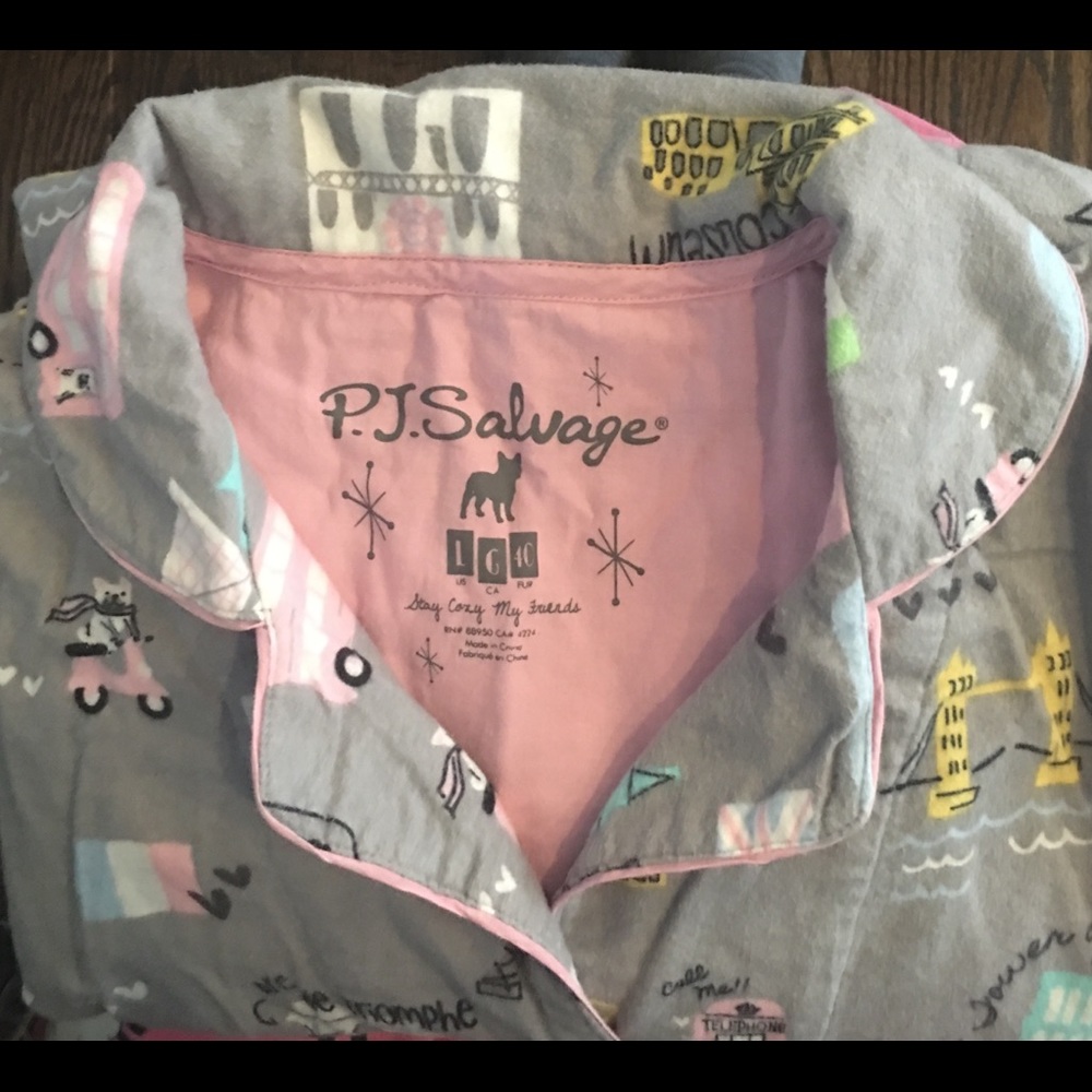 Classic PJ Salvage Flannel PJs